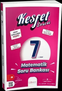 GÜNAY 7. SINIF KEŞFET SERİSİ MATEMATİK SORU BANKASI (20232024)