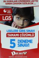 DAHİ ADAM LGS TAMAMI ÇÖZÜMLÜ 5 DENEME SINAVI