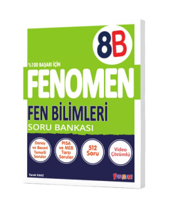 FENOMEN 8. SINIF FEN BİLİMLERİ SORU BANKASI (B)
