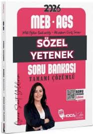 2026 MEB-AGS SÖZEL YETENEK SORU BANKASI ÇÖZÜMLÜ