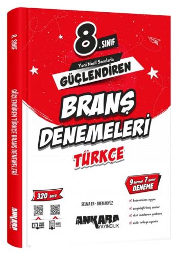 ANKARA 8. SINIF GÜÇLENDİREN TÜRKÇE BRANŞ DENEMELERİ