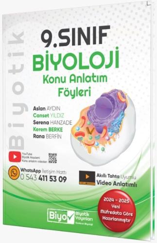 BİYOTİK 09. SINIF KONU ANLATIM BİYOLOJİ - 2025-26