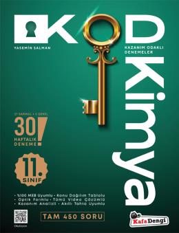 KAFADENGİ 11. SINIF KOD KİMYA HAFTALIK SARMAL DENEME- 30 HAFTALIK