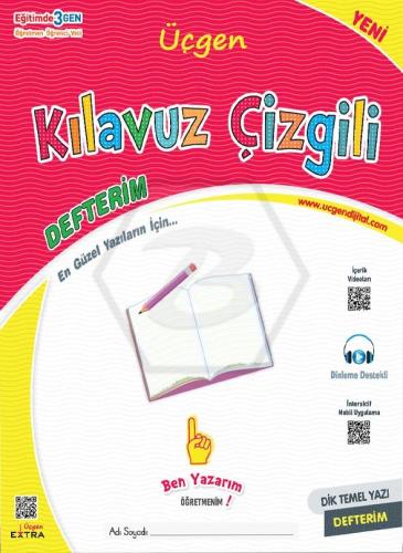 ÜÇGEN 1. SINIF KILAVUZ ÇİZGİLİ DEFTERİM