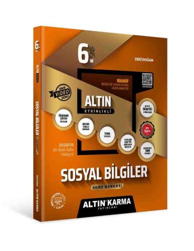 ALTIN KARMA 6. SINIF SOSYAL BİLGİLER ALTIN ETKİNLİKLİ KAZANIM SB  (ZEKİ DOĞAN)