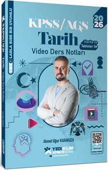 YEDİİKLİM ATÖLYE SERİSİ KPSS/AGS TARİH VİDEO DERS NOTLARI