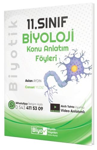 BİYOTİK 11. SINIF KONU ANLATIM BİYOLOJİ - 2025-26