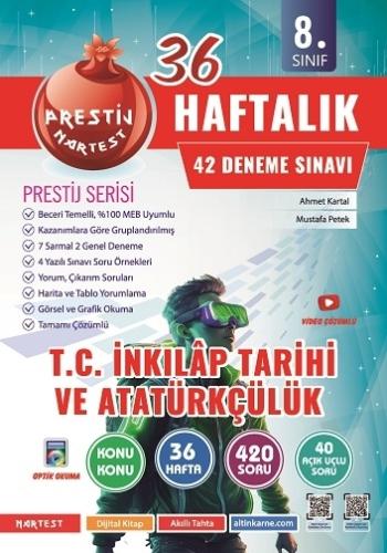 NARTEST 8. SINIF HAFTALIK T.C. İNKILAP TARİHİ VE ATATÜRKÇÜLÜK DENEMELE