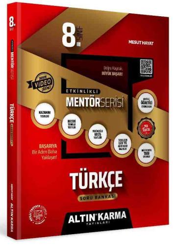 ALTIN KARMA 8. SINIF TÜRKÇE ALTIN ETKİNLİKLİ KAZANIM SB (MESUT HAYAT)