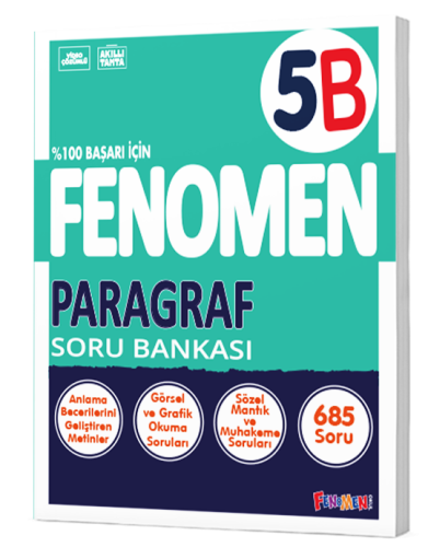 FENOMEN 5. SINIF PARAGRAF SORU BANKASI (B)