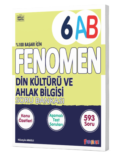 FENOMEN 6. SINIF DİN KÜLTÜRÜ VE AHLAK BİLGİSİ KONU ÖZETLİ SORU BANKASI