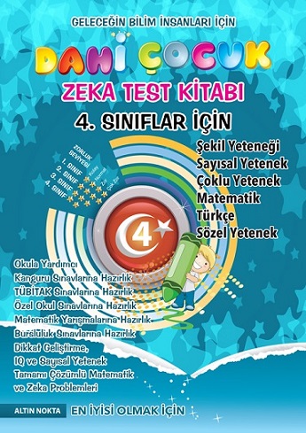 ALTIN NOKTA 4. SINIF DAHİ ÇOCUK KANGURU OLİMPİYAT ZEKA KİTABI