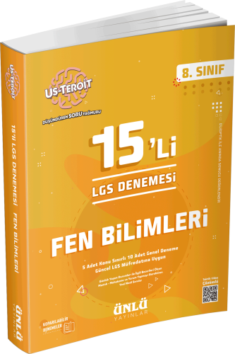 ÜNLÜ 8. SINIF 15'Lİ FEN DENEMESİ