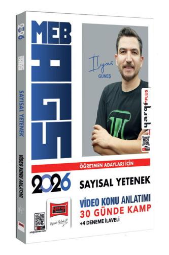 YARGI 2026 MEB-AGS ÖĞRETMEN ADAYLARI İÇİN SAYISAL YETENEK 30 GÜNDE KAMP KİTABI İ