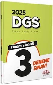 DATA DGS TAMAMI ÇÖZÜMLÜ 3 DENEME SINAVI 2025