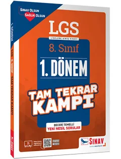 SINAV 8. SINIF LGS 1. DÖNEM ÇÖZÜMLÜ TAM TEKRAR KAMPI