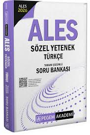 2026 ALES SÖZEL YETENEK TÜRKÇE TAMAMI ÇÖZÜMLÜ SORU BANKASI    