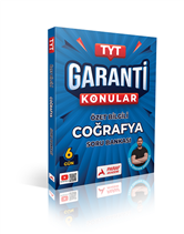 PARAF AKADEMİ TYT COĞRAFYA GARANTİ KONULAR SORU B.