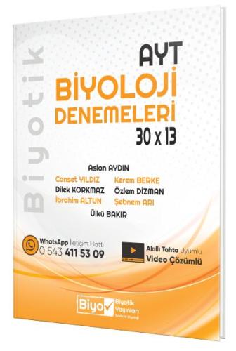 BİYOTİK YKS AYT DENEME (30*13) BİYOLOJİ - 2025-26