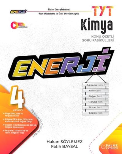 PALME YKS TYT ENERJİ KİMYA KONU ÖZETLİ SORU FASİKÜLLERİ *YENİ*