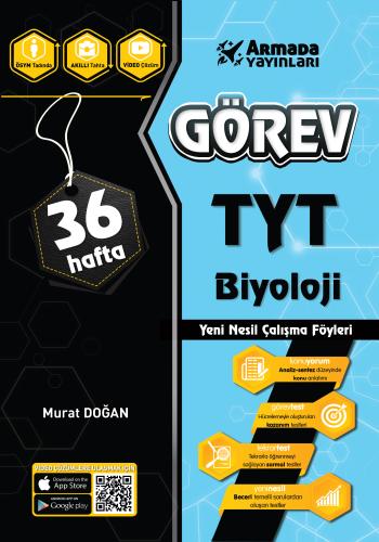 ARMADA GÖREV YKS TYT BİYOLOJİ ÇALIŞMA FÖYLERİ (36 HAFTA)