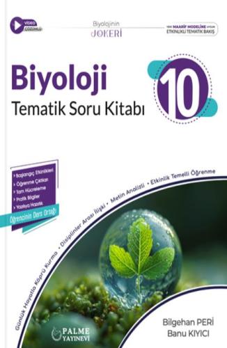 PALME 10. SINIF JOKER BİYOLOJİ SORU KİTABI TEMATİK *YENİ*