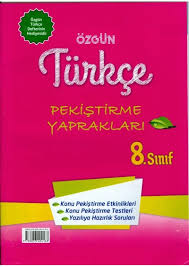 ÖZGÜN 8. SINIF TÜRKÇE DEFTERİ