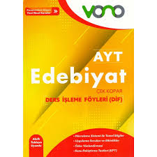 VONO AYT EDEBİYAT DERS İŞLEME FÖYLERİ (DİF)