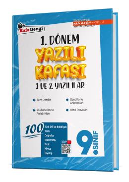 KAFADENGİ 9. SINIF 1. DÖNEM YAZILI KAFASI  YENİ ÜRÜN
