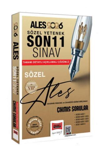 YARGI 2026 ALES VIP SÖZEL YETENEK ÇIKMIŞ SORULAR SON 11 SINAV ÇÖZÜMLÜ