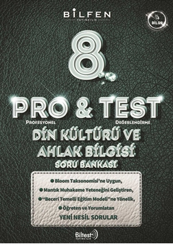 BİLFEN 8. SINIF PRO&TEST DİN KÜLTÜRÜ VE AHLAK BİLGİSİ SORU BANKASI