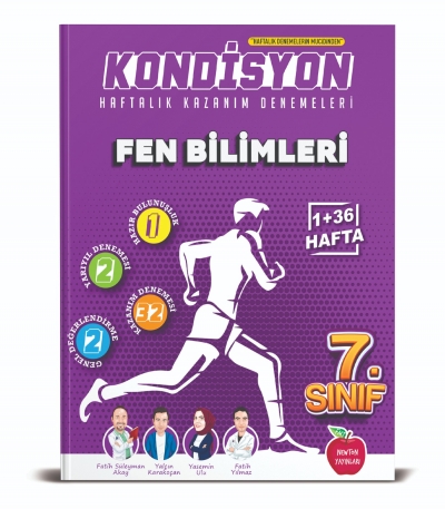 NEWTON 7. SINIF KONDİSYON HAFTALIK KAZANIM DENEMELERİ 37 HAFTAFEN BİLİMLERİ