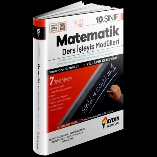 AYDIN 10. SINIF MATEMATİK DERS İŞLEYİŞ MODÜLLERİ