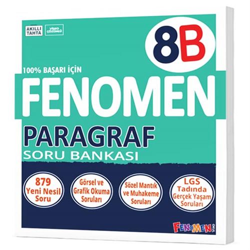 FENOMEN 8. SINIF PARAGRAF SORU BANKASI (B)