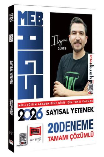 YARGI 2026 MEB-AGS SAYISAL YETENEK TAMAMI ÇÖZÜMLÜ 20 DENEME İLYAS GÜNE