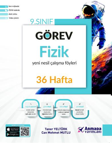 ARMADA 9. SINIF GÖREV FİZİK ÇALIŞMA FÖYLERİ (36 HAFTA) *YENİ*